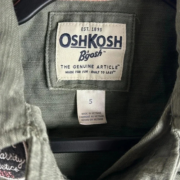 Girls OshKosh B’gosh Green Jacket - Picture 2 of 6